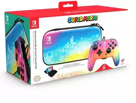 PDP REMATCH valdiklio ir kelioninio dėklo rinkinys: „Star Spectrum“ Nintendo Switch - Lite - OLED