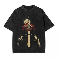 Dante Devil May Cry Washed T Shirt Streetwear Hip Hop Retro TShirt Tees for Men Women Short Sleeve Harajuku Summer S
