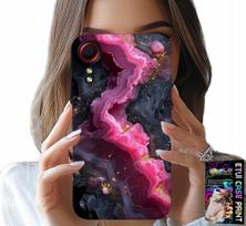 Etui Do Samsung Galaxy Xcover 5 - Różowy Marmurek Plecki, Modne Wzory
