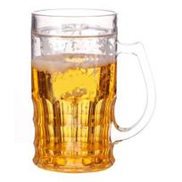 1/2/3 vnt. Netikros alaus stiklinės 420 ml Dvisienės Juokingas alaus puodelio ornamentas Pokšto dizainas Plastikiniai Netikri Dvisieniai Alaus bokalai su rankenomis 1pc