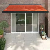Ištraukiama markizė, oranžinė/ruda, 3x2,5m, audinys/aliuminis