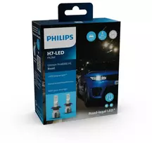 LED lemputės H7 Ultinon Pro6000 HL Philips Boost | Legalios keliuose | 11972U60BX2 +300%