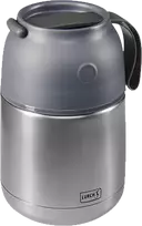 Lurch Ag Vokietija Nerūd. plieno termosas maistui, 500 ml, pilkas su kilpute