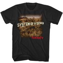 System of a Down Toxicity Mens T T-Shirt Music Classic Concert Rock Band Tee Black 2XL