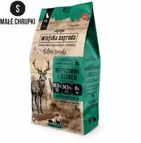 WIEJSKA ZAGRODA Forest Flavours Kiauliena su Elniena Crunchy S - sausas Maistas šunims - 9kg