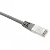 Black Box BLACKBOX CAT6A S/FTP PATCH CABLE - GRAY, 1M