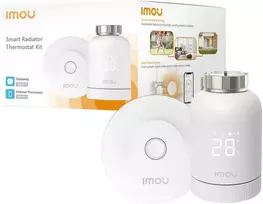 IMOU KIT-TRV1-EU-2 ZigBee termostatinės galvutės rinkinys su 6 adapteriais ir šliuzu