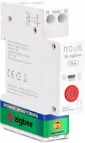 Nous Automatinis jungiklis DIN bėgeliui su energijos matavimu, 230Vac, 25A, TUYA ZigBee MQTT