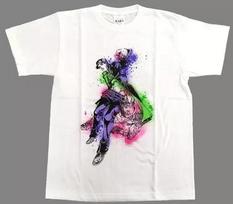 Shueisha JoJo's Bizarre Adventure Jotaro Kujo & Star Platinum T-T-Shirt White M S