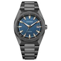CITIZEN Attesa series 100 meters waterproof calendar perpetual calendar world time solar Quartz super titanium strap 39mm same style for me CB3045-61L mėlyna