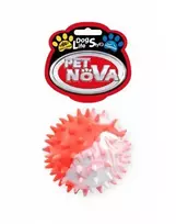 Pet Nova PETNOVA žaislas spygliuotas guminis kamuolys 5.5cm (plūduriuoja) 2vnt