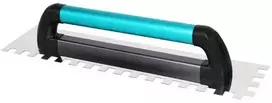 BIHUI XXL dantyta glaistyklė / šukos klijams 480 x 120mm , 20 mm dantukai, plati rankena
