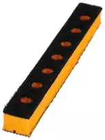 Griovelių formos šlifavimo padas Mirka 8294751010; 12,5x100 mm; 12 vnt.