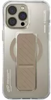Skinarma dėklas Axon Apple iPhone 16 Pro Max 6.9" magnetinis įkrovimo ir laikymo stovas, šampano spalvos