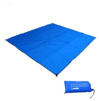 Oxford Cloth Camping Floor Tarp PU Coating Portable Pocket Picnic Mat  Outdoor Hiking 210x150cm žalia