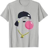hot new KEN GRIFFEY JR. BUBBLE GUM gray T-Shirt Mens Womens Tees Top Unisex All sizes JJ5006 S