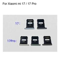 For Xiaomi mi 17 Sim Card Holder Tray Card Slot For Xiaomi mi 17 Pro  Sim Card Holder Replacement Parts mi17 Black