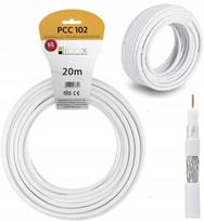 Kabel Przewód Koncentryczny Do Anteny Tv Antenowy Zewnętrzny Lte Hd 4K 20M
