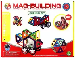 Magnetinis konstruktorius "Mag-Building" (48 detalės)