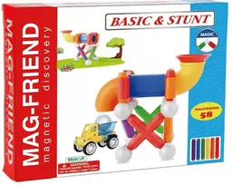 Magnetinis konstruktorius "Mag-Friend" (58 detalės)