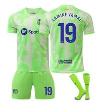 Barselona Yamal Futbolo Marškinėliai Vaikams Sportinė Apranga Žalias Jaunimo Futbolo Marškinėliai 110-120 CM žalia