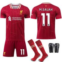 Liverpool Namų Salah 2024/2025 Vaikų Futbolo Marškinėliai Raudoni Sportiniai Drabužiai 100-110 CM