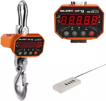 Steinberg Systems Pakabinamos svarstyklės - 5 TONOS - Kablio svarstyklės su nuotolinio valdymo pultu pramonei iki 5000 kg - LED