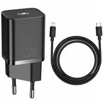 Baseus Szybka Ładowarka Do Telefonu Iphone Zasilacz Usb-C 20W Pd + Kabel