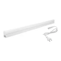 Orno ASTAR LED 7W, po spintele montuojamas linijinis šviestuvas su maitinimo laidu, 630 lm, 4000 K, 2 kontaktų kištukas, kilpinė jungtis, įjungimo/išjungimo jungiklis