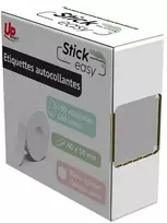 UPrint etiketės 14mmx40mm, balta, 180 etikečių, UP21 180 Baltas, StickEasy spausdintuvams