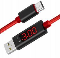 Wzmacniany Szybki Kabel Micro Usb Miernik Led Koanni