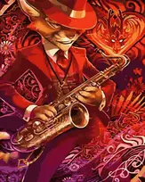 TPS Tapybos rinkinys "Musician Katin"