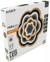 Avide LED lubinis šviestuvas Rosa 90W su pulteliu