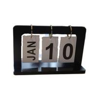 INS Wooden Calendar Nordic Style Daily Planner Home Decor Desktop Schedule  Home white-style A