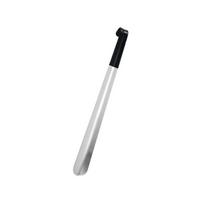 Portable Long Handle Long Shoe Horn Easy To Take 42cm Shoe Stick Helper No Brace Stainless Steel Shoes Lifter Spoon Elder smėlis