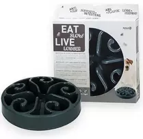 Eat Slow Live Longer Eat Slow lėto valgymo dubenėlis, pilkas, 20 cm