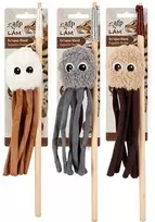 AFP Lambswool lazdelė su aštuonkoju žaislas katėms, 35 cm, 1 vnt