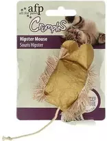 AFP Crumples Hipster Mouse žaislas katėms su katžole, 15 cm