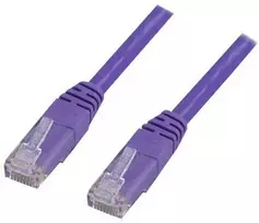 Deltaco TP-62P, 2 m, Cat6, RJ-45, RJ-45, violetinė