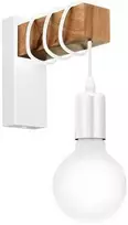 Sieninis šviestuvas EGLO Townshend, Paviršinio apšvietimo, 1 lemputė(-s), E27, Balta, Mediena
