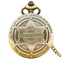 Vintage Bronze Steampunk 1903 Automobile Industry Memorial Quartz Pocket Watch Necklace Pendant Clock Chain Men Women Chain Gift bronza