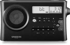 Sangean PR-D4BT AM/FM stalinis radijas, Bluetooth, tamsiai pilka