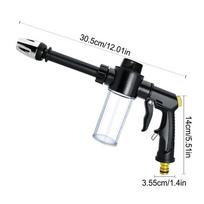 High Pressure Car Wash Sprayer Adjustable Nozzle Soap Dispenser, Multi-Purpose Garden Pump for Automotive Truck Solar Panel Pet juoda
