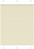 Plisuotas Blind Kreminis 105x100 cm Audinio plotis 104,4 cm