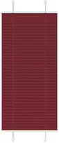 Plisuota žaliuze Bordo raudona 60x150 cm Audinio plotis 59,4 cm