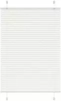 plisuota žaliuze balta 85x150 cm audinio plotis 84,4 cm