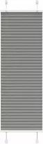 Plisuota žaliuze antracitas 45x150 cm audinio plotis 44,4 cm