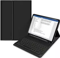 Tech-Protect SC Pen + klaviatūros dėklas su klaviatūra, skirta iPad 10.9" 2022 – juoda