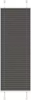 Plisuota žaliuze juoda 45x150 cm audinio plotis 44,4 cm