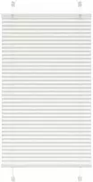 plisuota žaliuze balta 75x100 cm audinio plotis 74,4 cm